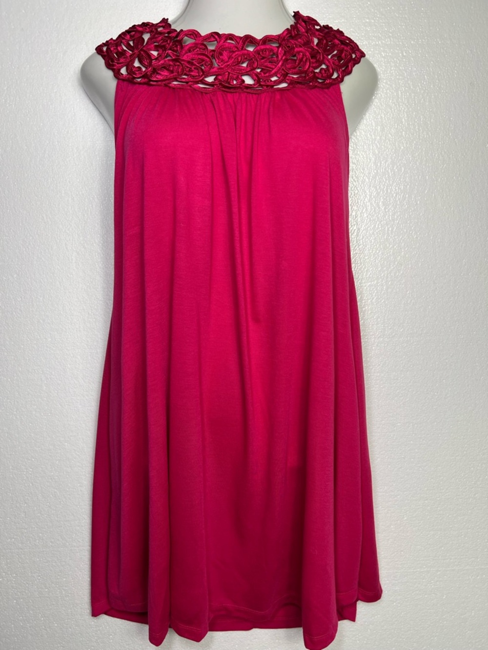Debbie Miller For Rigo  Dress pink Boat Neck size L